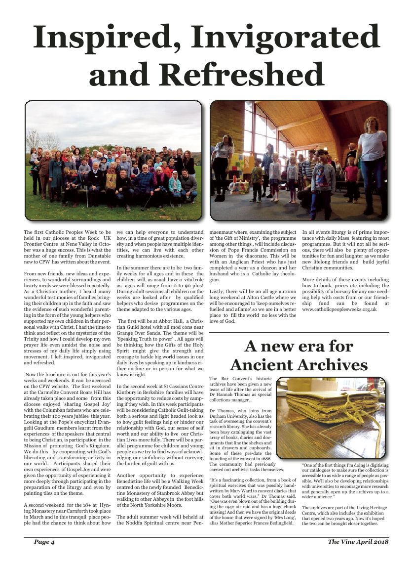 Apr 2018 edition of the The Vine - Northampton - Page 