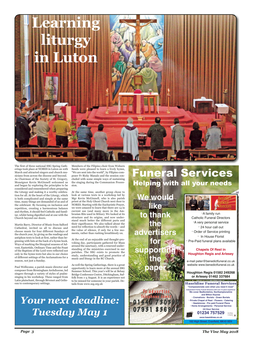 May 2018 edition of the The Vine - Northampton - Page 