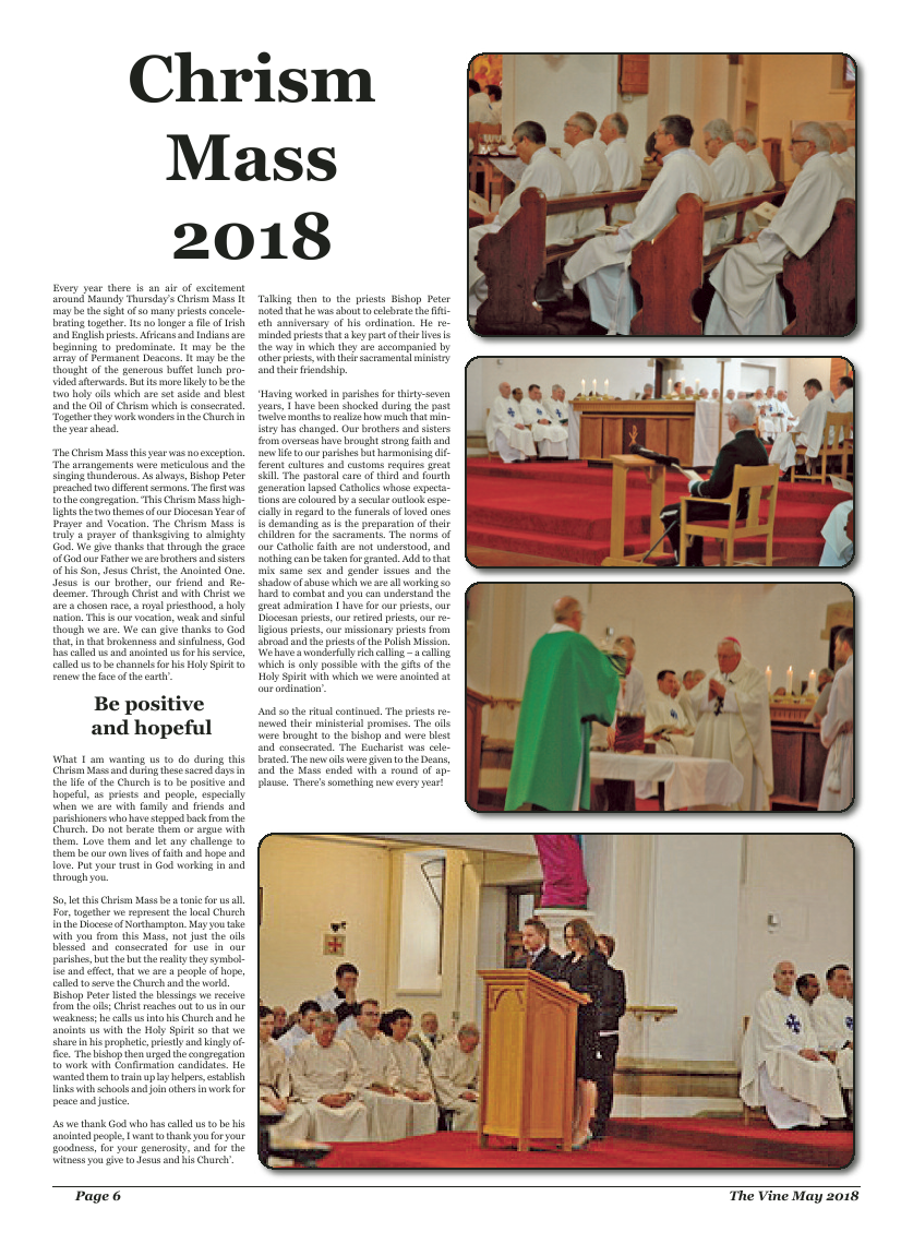 May 2018 edition of the The Vine - Northampton - Page 