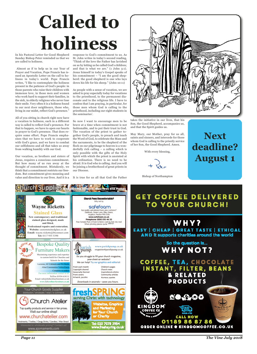 Jul 2018 edition of the The Vine - Northampton - Page 