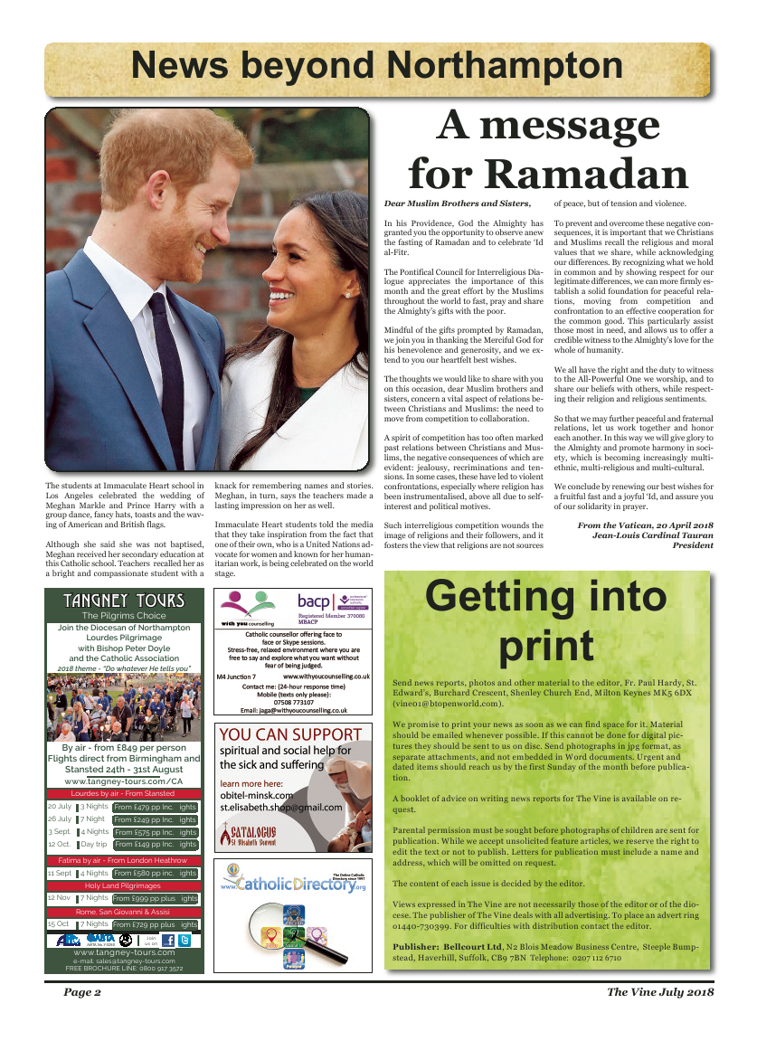 Jul 2018 edition of the The Vine - Northampton - Page 